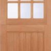 LPD External M&T Hardwood Stable 9 Light Clear Glazed Door