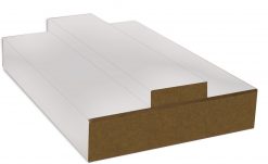 Deanta Internal White Primed Door Lining Set with Removable Stop
