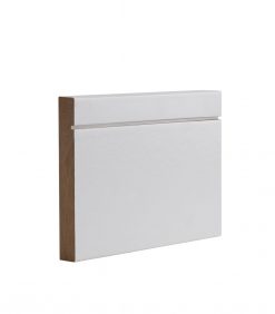Deanta White Primed Shaker Skirting Board