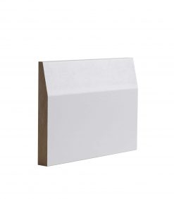 Deanta White Primed Half Splayed Skirting Board
