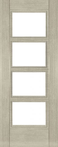 Deanta Montreal Light Grey Ash Glazed Internal Door