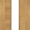 Deanta Seville Prefinished Oak Glazed 1 Light Internal Fire Door