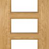 Deanta Seville Prefinished Oak Glazed (4 Light Square) Internal Door