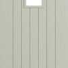 LPD French Sage Embossed Suffolk 1L Door with Clear Glass