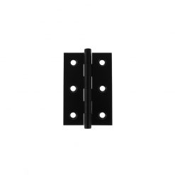 Atlantic Handles Butt Hinges 3" x 2" x 2.2mm including Screws in Matt Black Pair of Hinges