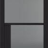LPD Black Chelsea 4 Light Tinted Glass Internal Door