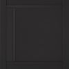 LPD Black Tribeca 3 Panel Solid Internal Door