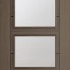 LPD Internal Choco Grey Vancouver 4 Light Clear Glazed Door