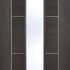 LPD Internal Laminate Dark Grey Vancouver Glazed Door