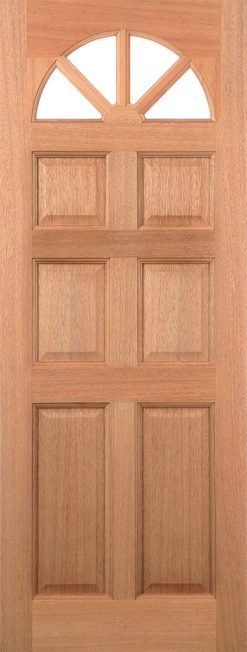 LPD Carolina 6 Panel Dowel Unglazed Hardwood External Door