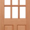LPD Georgia Dowel Unglazed Hardwood External Door