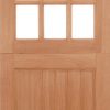 LPD Stable 9 Light M&T Hardwood Unglazed External Door