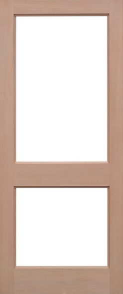 LPD External Hemlock 2XG Unglazed Door