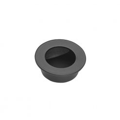 LPD Pocket Door Pisces Matt Black Finger Pull Handle