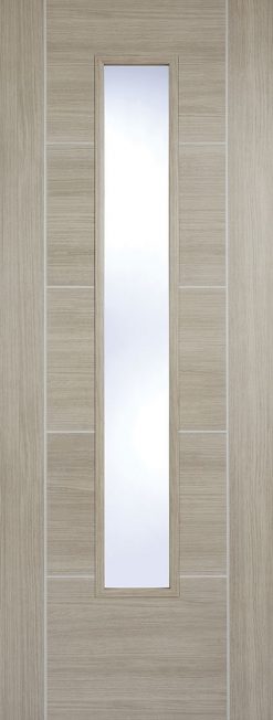 LPD Internal Laminate Light Grey Vancouver Glazed Door