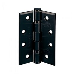 LPD 4" x 3" x 3mm CE Fire Rated Butt Hinge in Matt Black (Pack of 3)