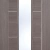 LPD Internal Laminate Medium Grey Vancouver Glazed Door