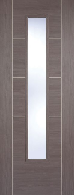 LPD Internal Laminate Medium Grey Vancouver Glazed Door