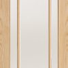 LPD Internal Oak Lincoln 3 Light with Frosted Glass Door