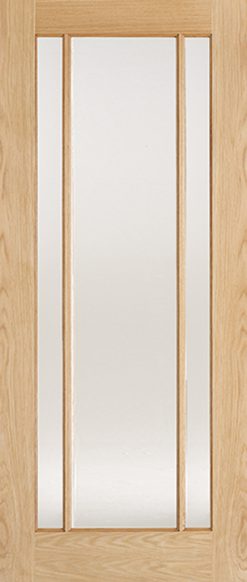 LPD Internal Oak Lincoln 3 Light Glazed Pre-finished Door