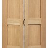 LPD Internal Bifold Oak Shaker 4 Panel Door