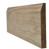 LPD 95 x 18mm Oak Faced Chamfered Skirting (4 x 3m Lengths Per Pack)
