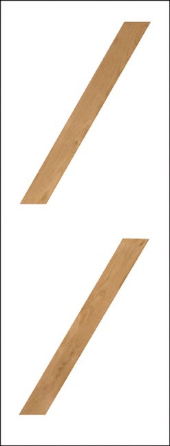 LPD Solid Oak Bracing for Internal Ledged Doors