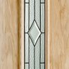 LPD Oak Side Light Leaded Glass Double Glazed