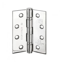 LPD 4" x 3" x 3mm CE Fire Rated Butt Hinge in Polished Stainless Steel (Pack of 3)