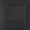 LPD Internal Antwerp Black 3 Panel Fire Door