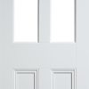 LPD Internal White Malton 2 Panel / 2 Light Unglazed Door
