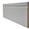 LPD 95 x 18mm White Primed Single Groove Skirting (4 x 3m Lengths)