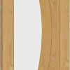 Deanta Doors Internal Pre-Finished Oak Clear Glazed Ravello Door