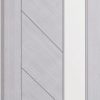 Deanta Doors Internal Light Grey Clear Glazed Ash Torino Fire Door