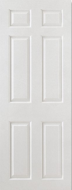 LPD Internal Smooth 6 Panel Square Top Fire Door
