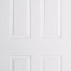 LPD Internal Textured 4 Panel Square Top White Moulded Door