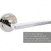 Frelan Hardware Polished Nickel Mayfair Lever