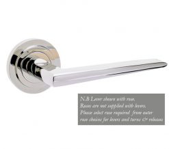 Frelan Hardware Polished Nickel Mayfair Lever