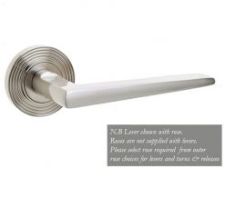 Frelan Hardware Satin Nickel Mayfair Lever