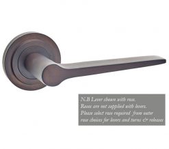 Frelan Hardware Dark Bronze Knightsbridge Lever