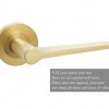 Frelan Hardware Satin Brass Knightsbridge Lever