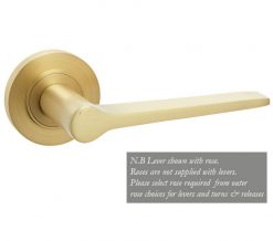 Frelan Hardware Satin Brass Knightsbridge Lever