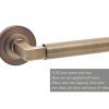 Frelan Hardware Antique Brass Westminster Lever
