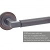 Frelan Hardware Dark Bronze Westminster Lever