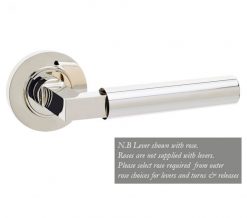 Frelan Hardware Polished Nickel Westminster Lever