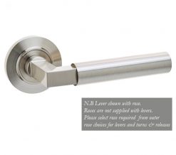 Frelan Hardware Satin Nickel Westminster Lever