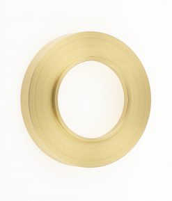 Frelan Hardware Burlington Satin Brass Plain Outer Rose