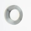 Frelan Hardware Burlington Satin Nickel Reeded Outer Rose
