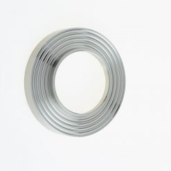 Frelan Hardware Burlington Satin Nickel Reeded Outer Rose