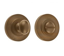 Frelan Hardware Burlington Antique Brass Traditional W/C Turn and Release